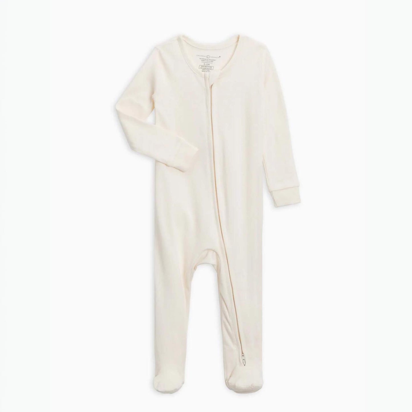 Organic Baby Peyton Zipper Sleeper - Ivory
