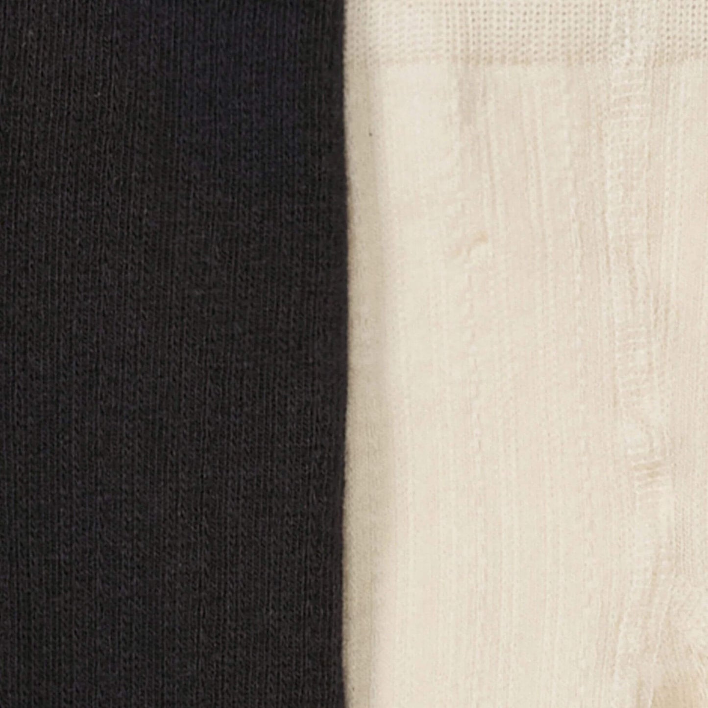 Organic Baby Ribbed Tights - 2 Pack