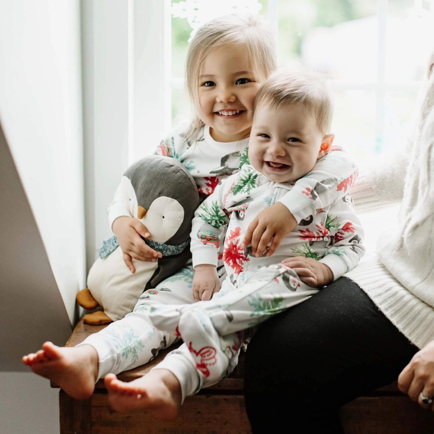 Organic Baby Sleep & Play - Cozy Penguins