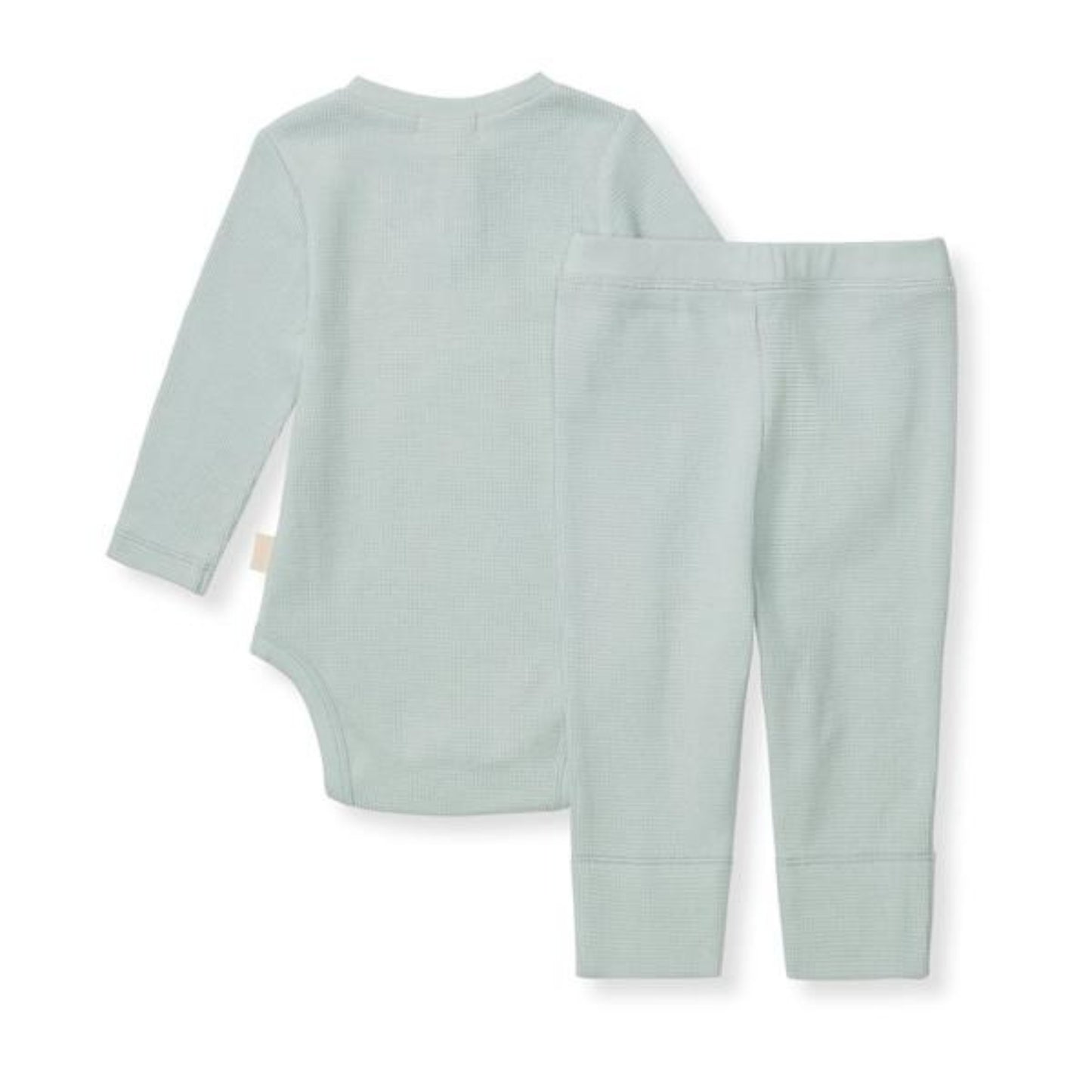Organic Cotton Thermal Baby Bodysuit & Pant Set