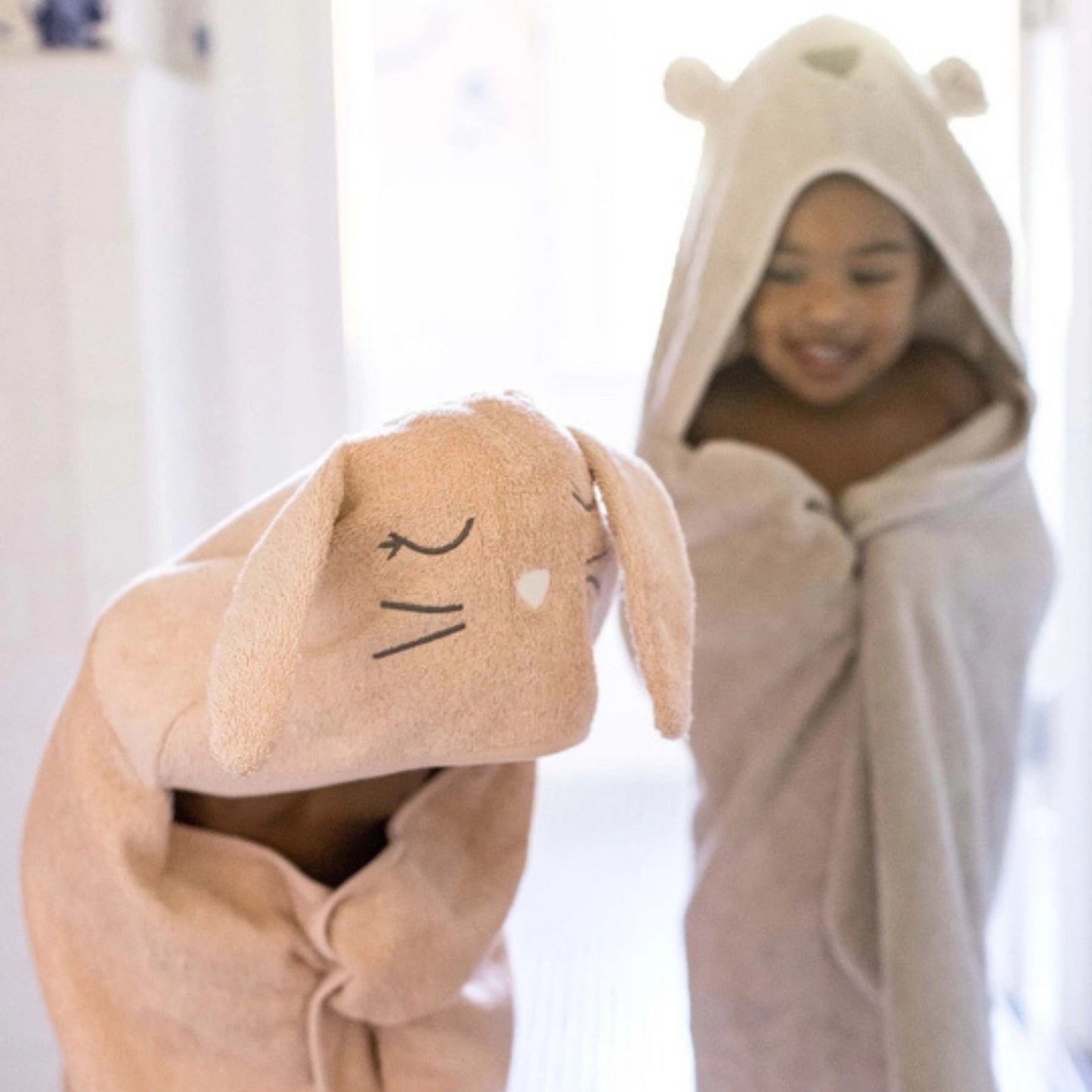 Organic Cotton Toddler Hooded Bear Towel