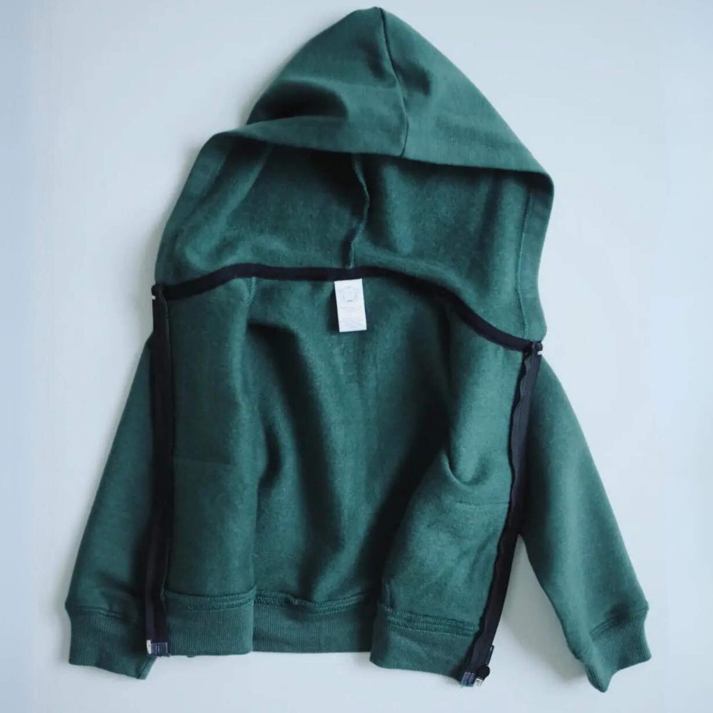 Zip Up Kid Hoodie - Pine