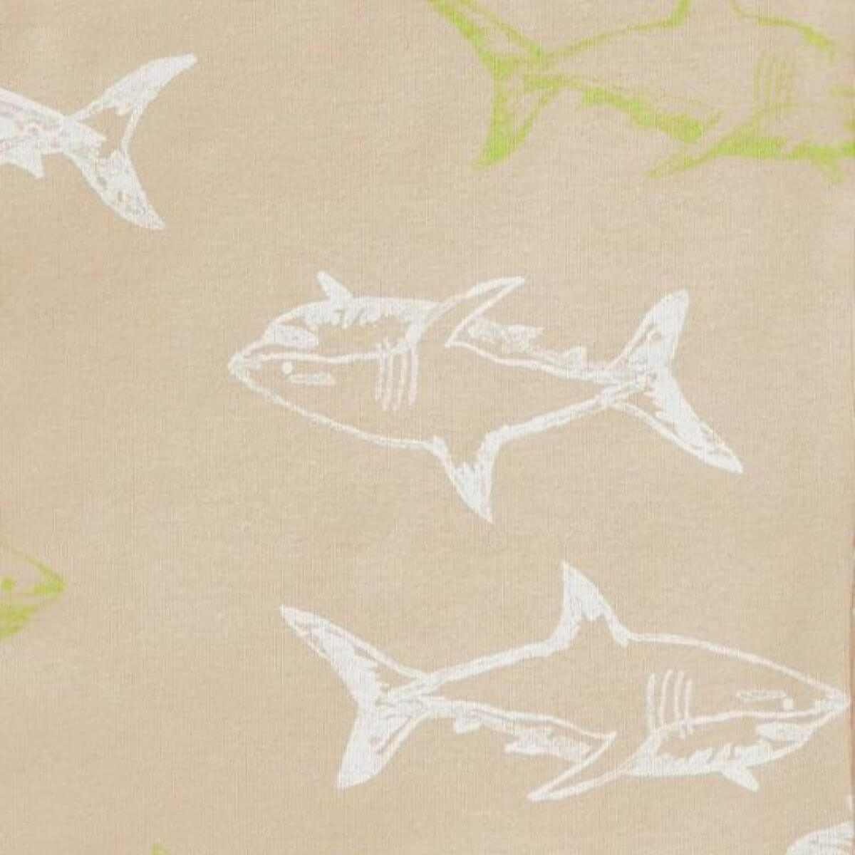 Organic Toddler & Kid Tee & Short PJ Set - Great White Shark