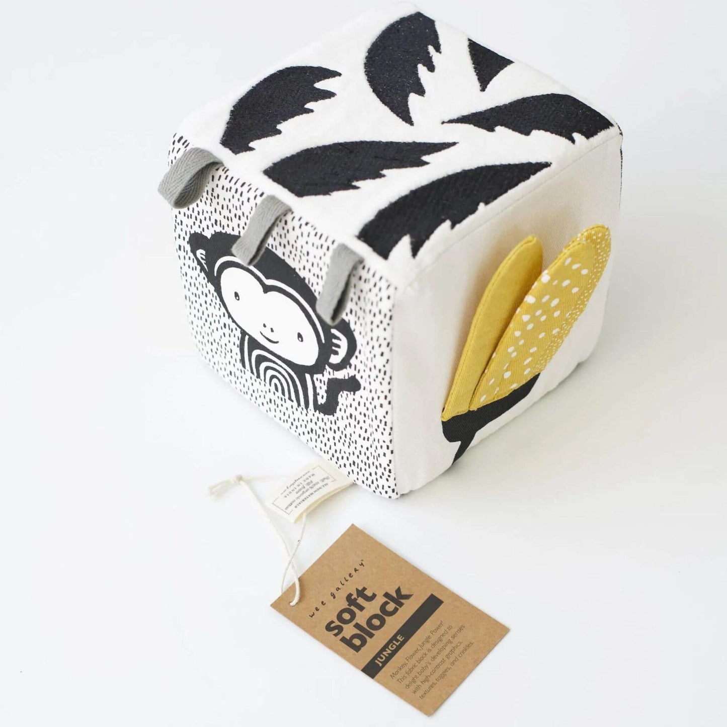 Organic Soft Block Baby Toy - Jungle