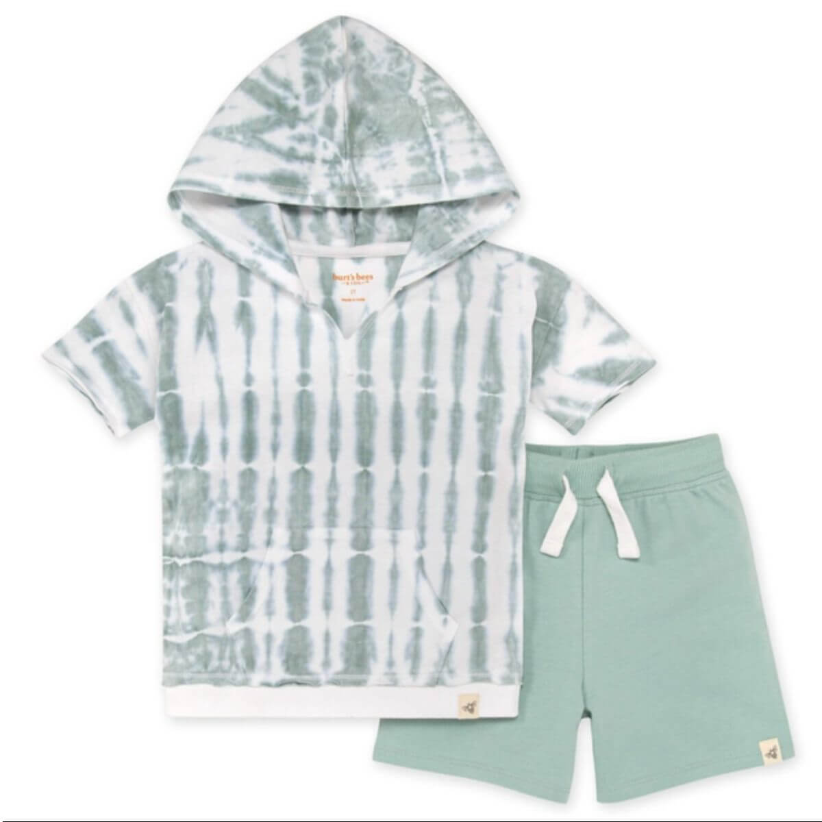 Organic Tie Dye Hooded Tee & Short Set