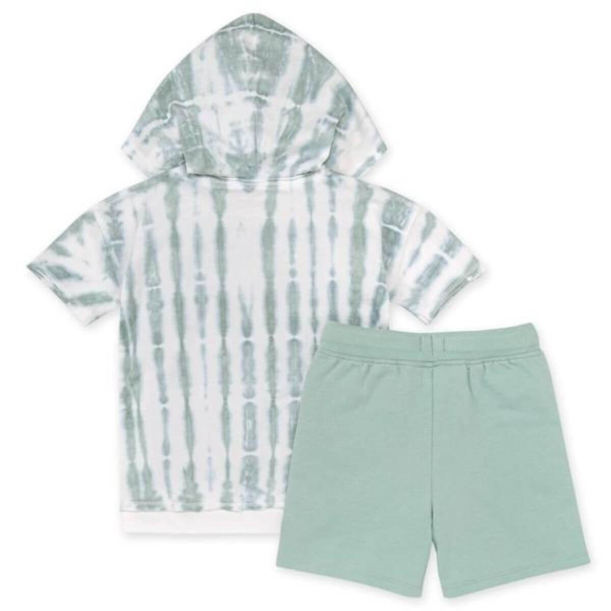 Organic Tie Dye Hooded Tee & Short Set