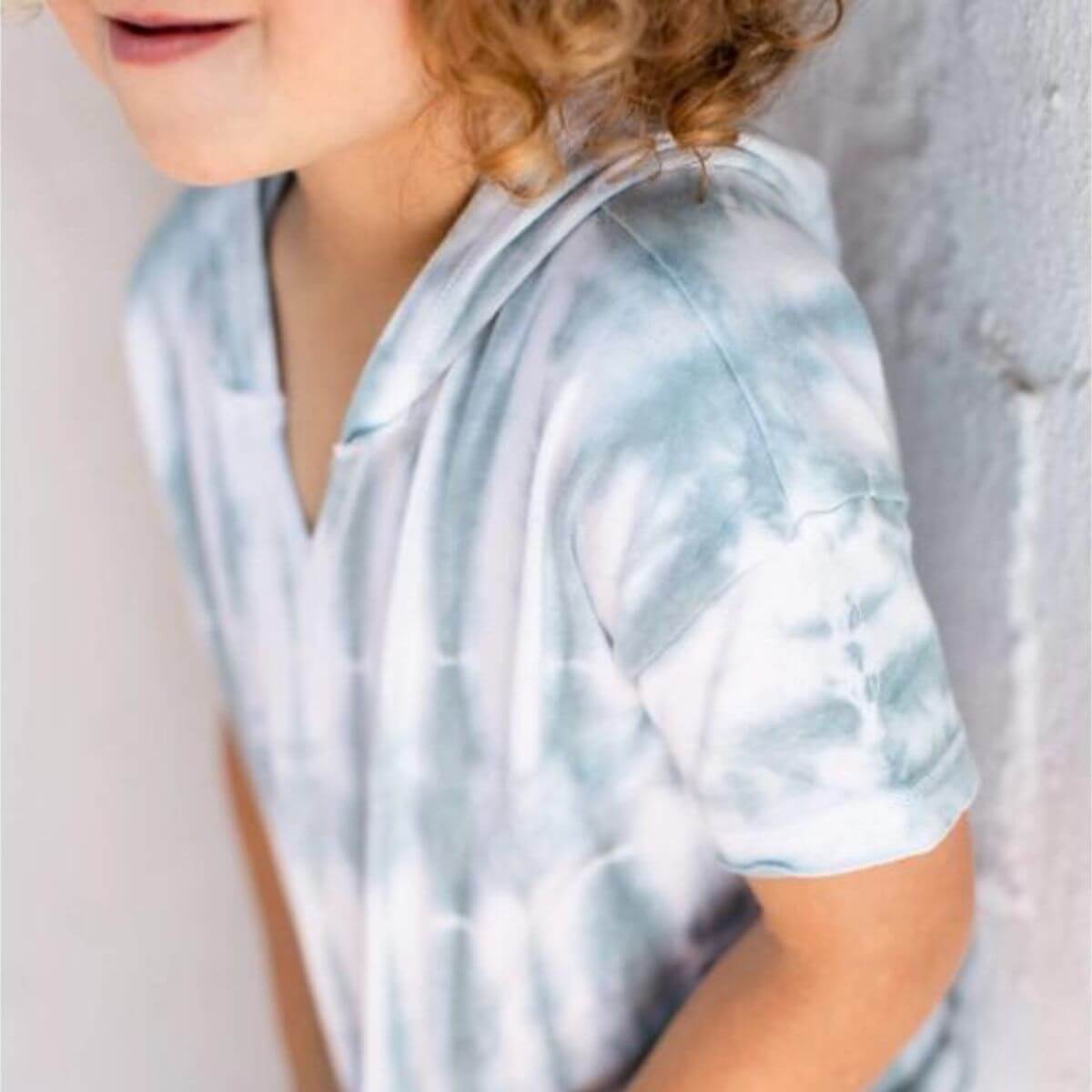 Organic Tie Dye Hooded Tee & Short Set