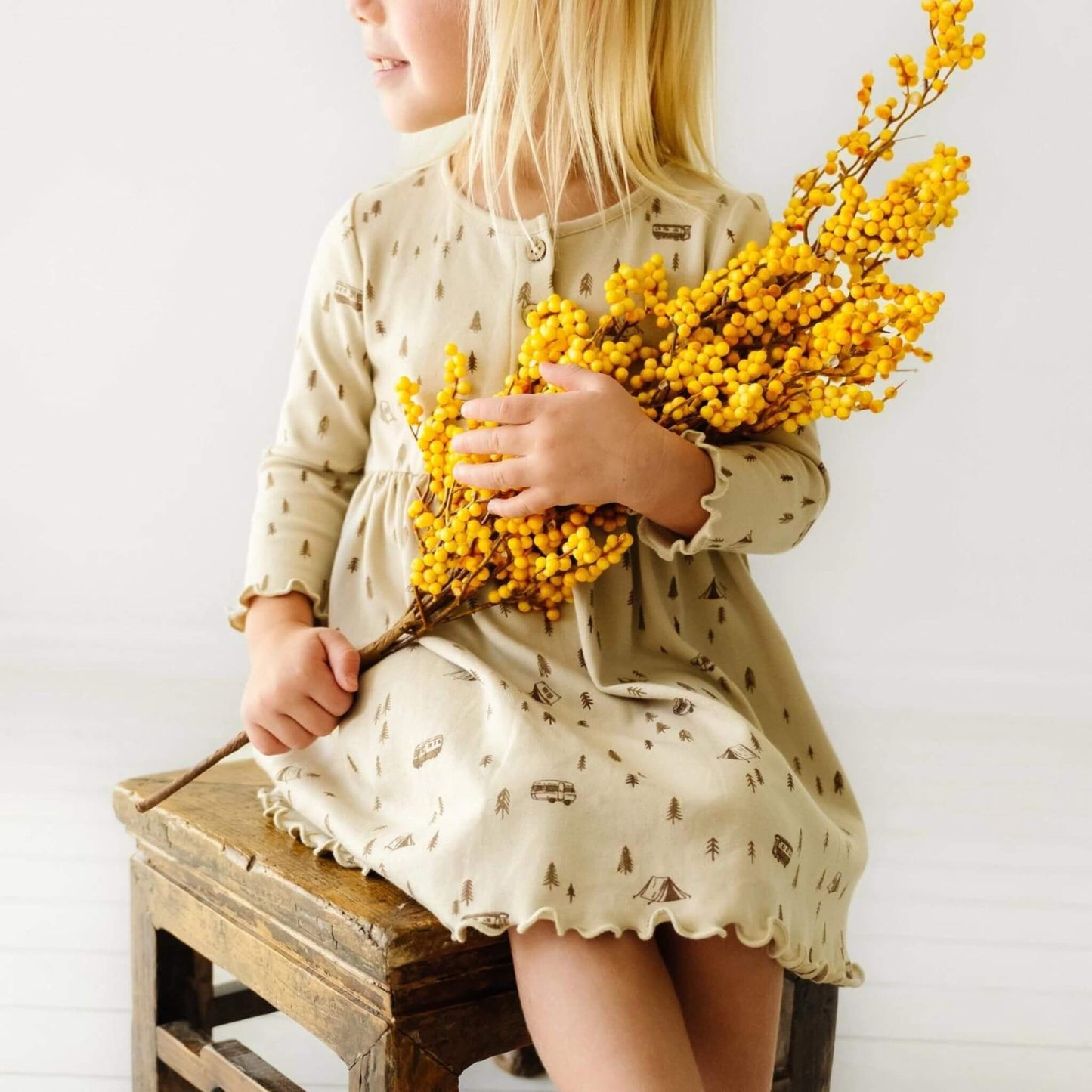 Organic Toddler Girl Twirl Dress - Camplife