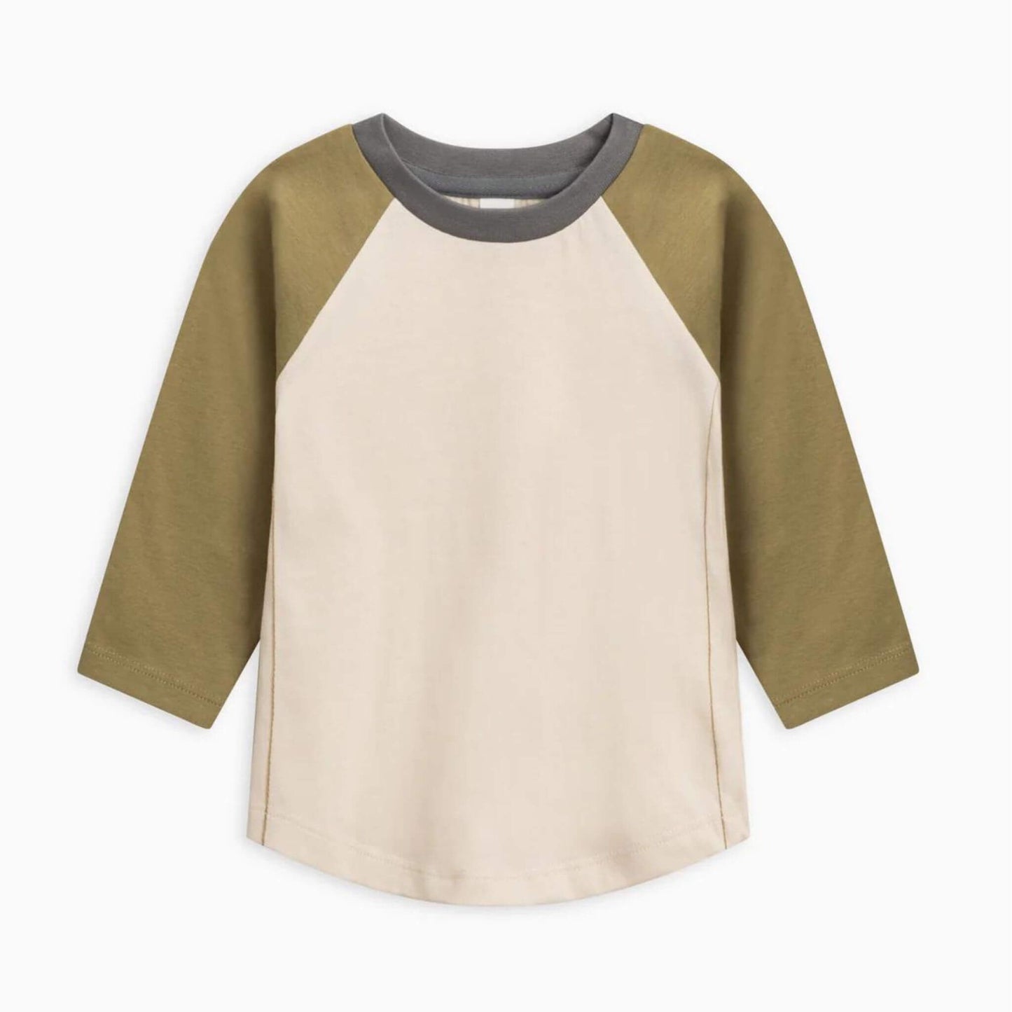 Louie Organic Kid Raglan Top - Herb
