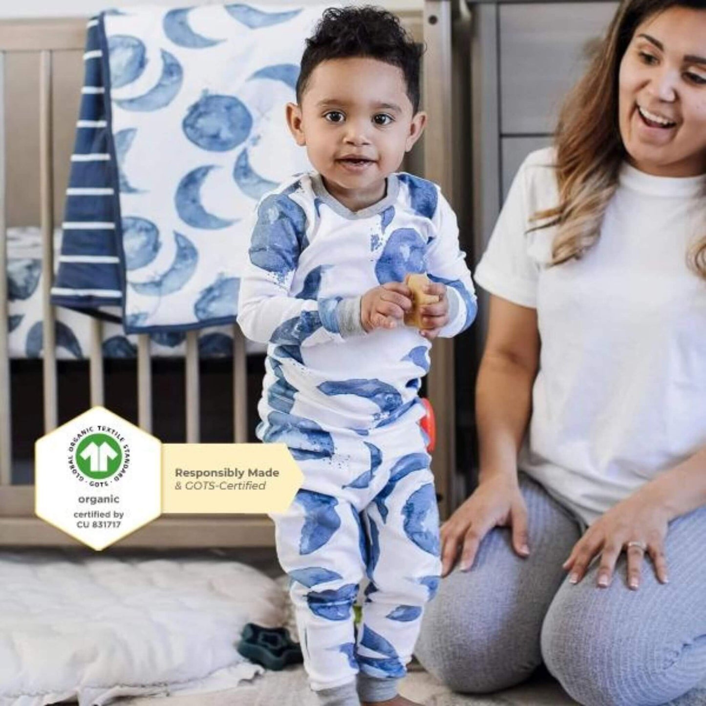 Organic Toddler Pajamas - Hello Moon