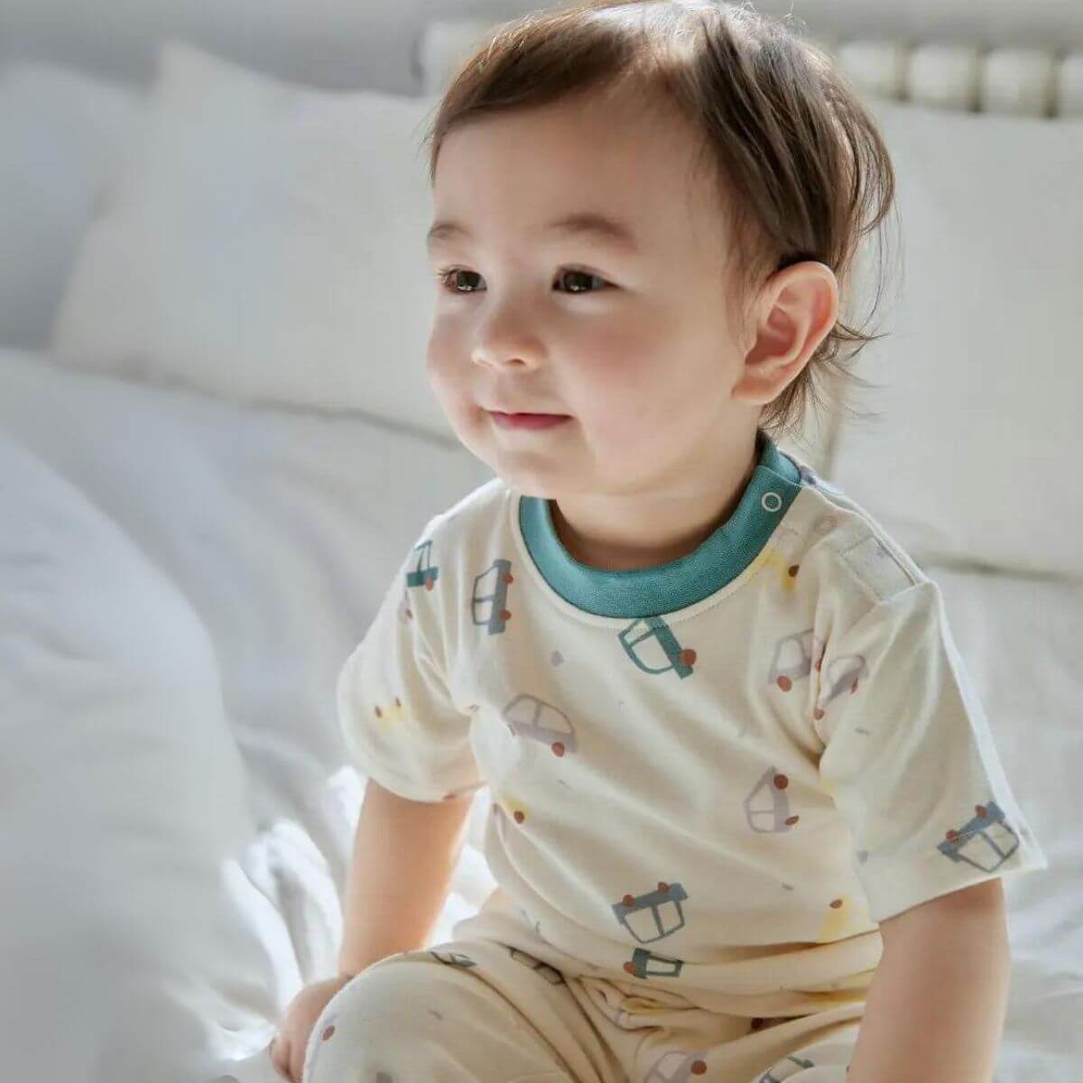 Organic Toddler Pajamas Set - Cars