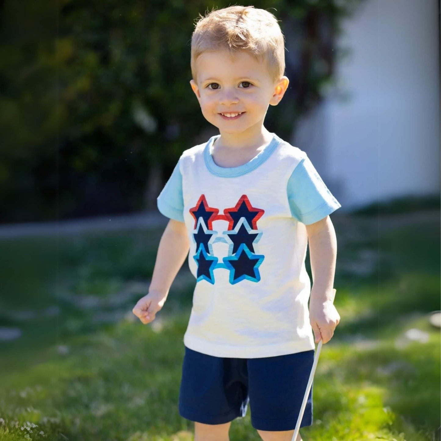 Organic Toddler & Kid Graphic T-Shirt - Sunglasses