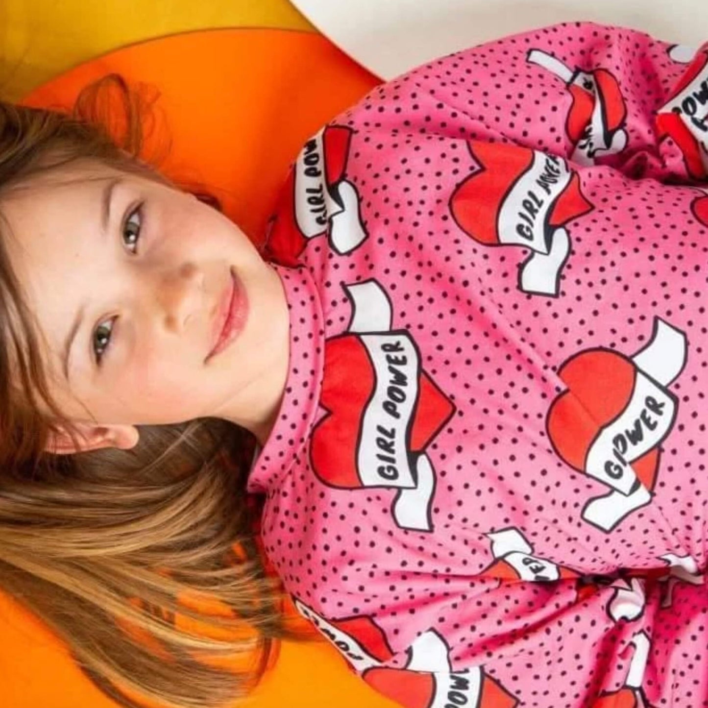 Organic Toddler & Kid Handmade Graphic Top - Girl Power