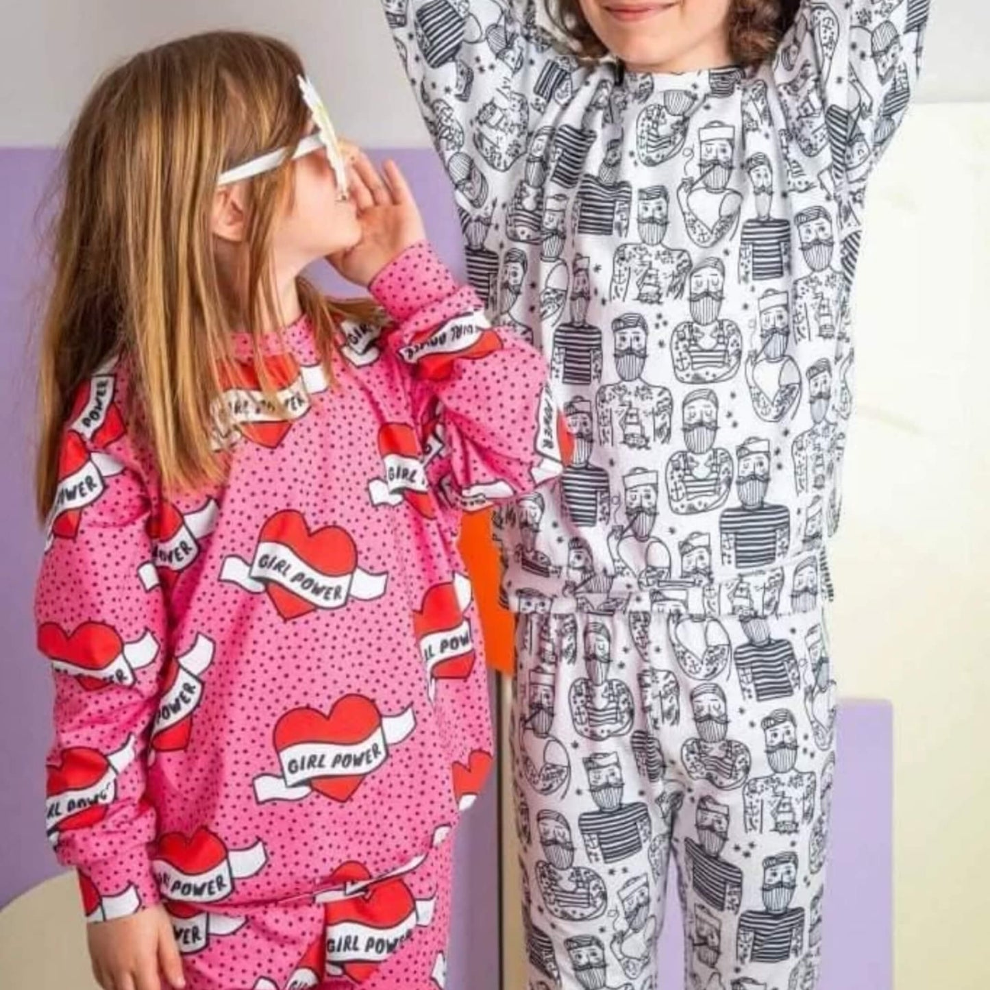 Organic Toddler & Kid Handmade Graphic Top - Girl Power