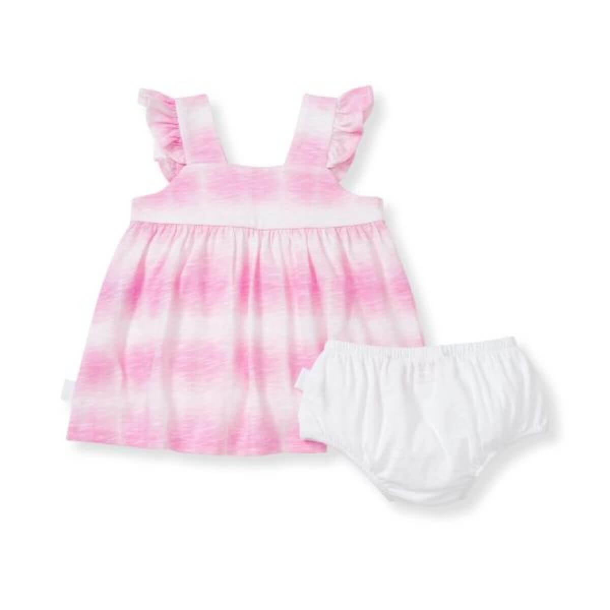 Organic Baby & Toddler Wavy Tie Dye Dress
