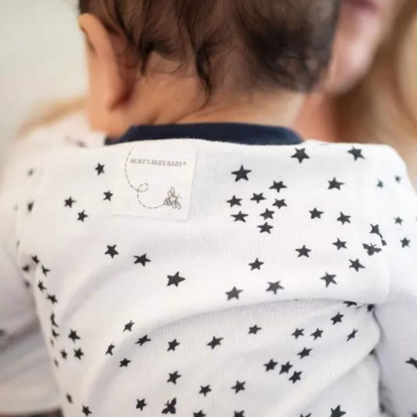 Organic Zip Up Footed Baby Sleeper - Twinkling Stars