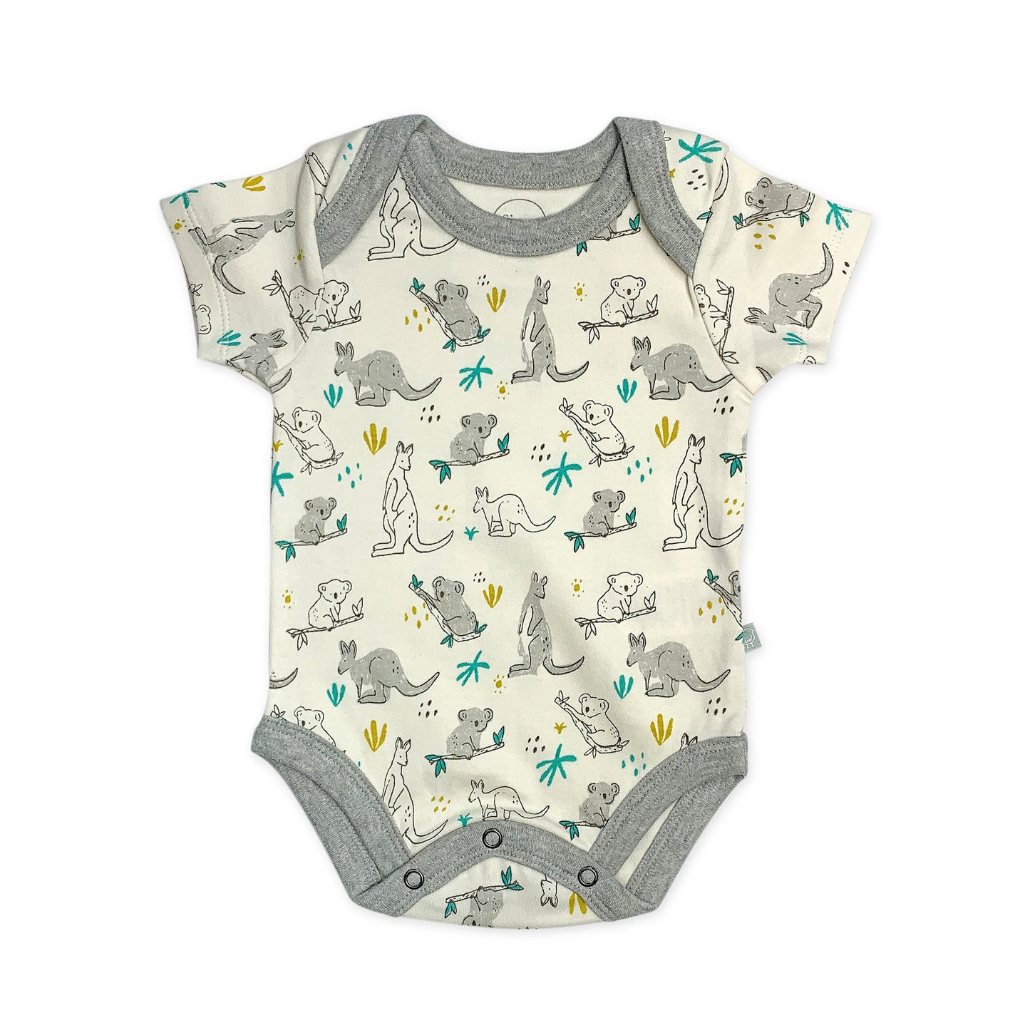Organic Baby Lap Bodysuit - Koala