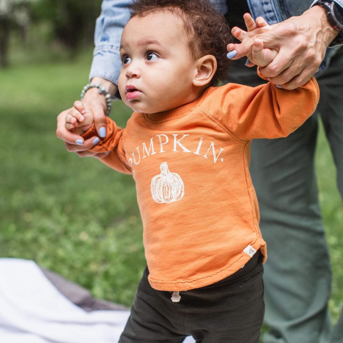 Pumpkin Organic Cotton Baby & Toddler Sweatshirt