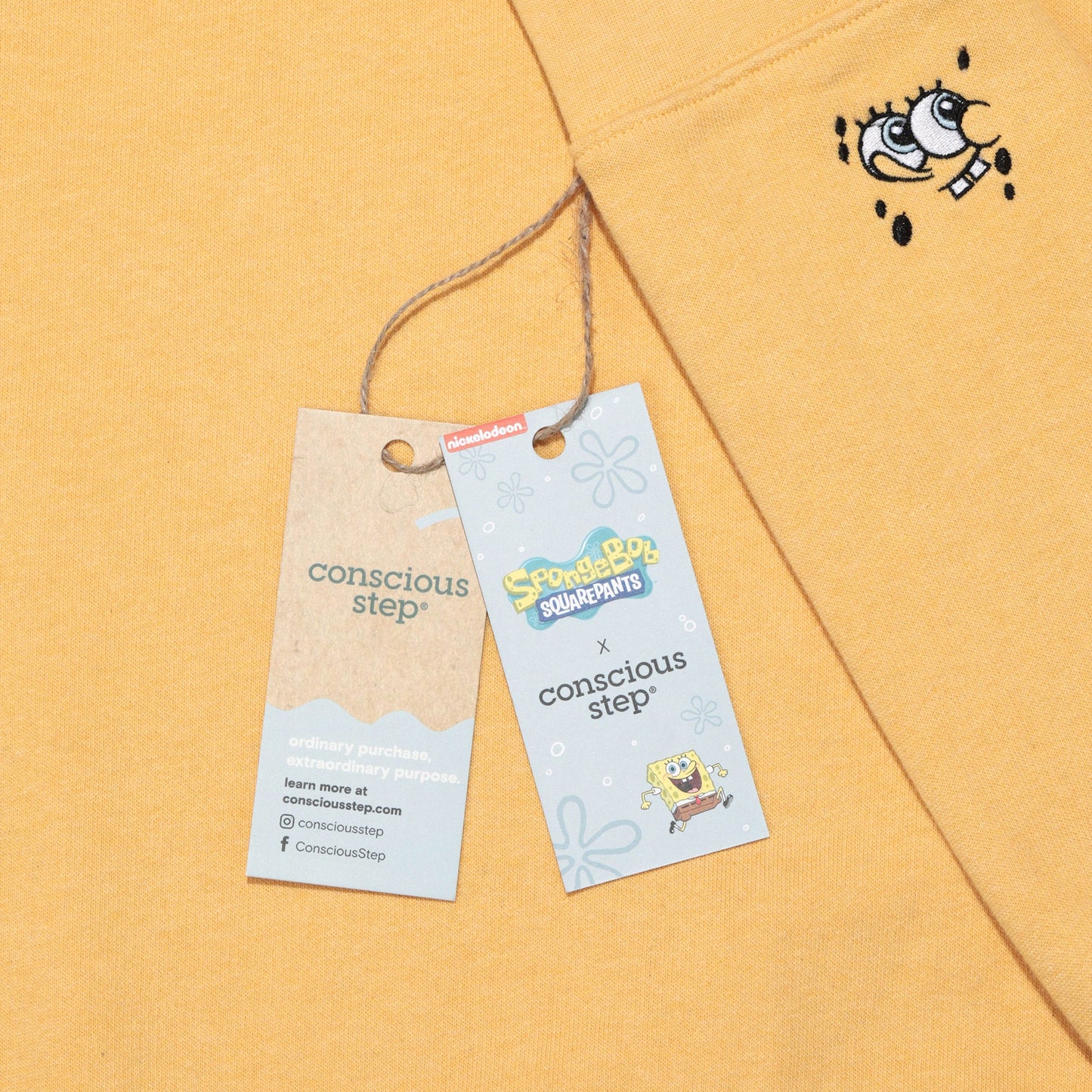 Spongebob Protect Oceans Adult Crew Sweatshirt