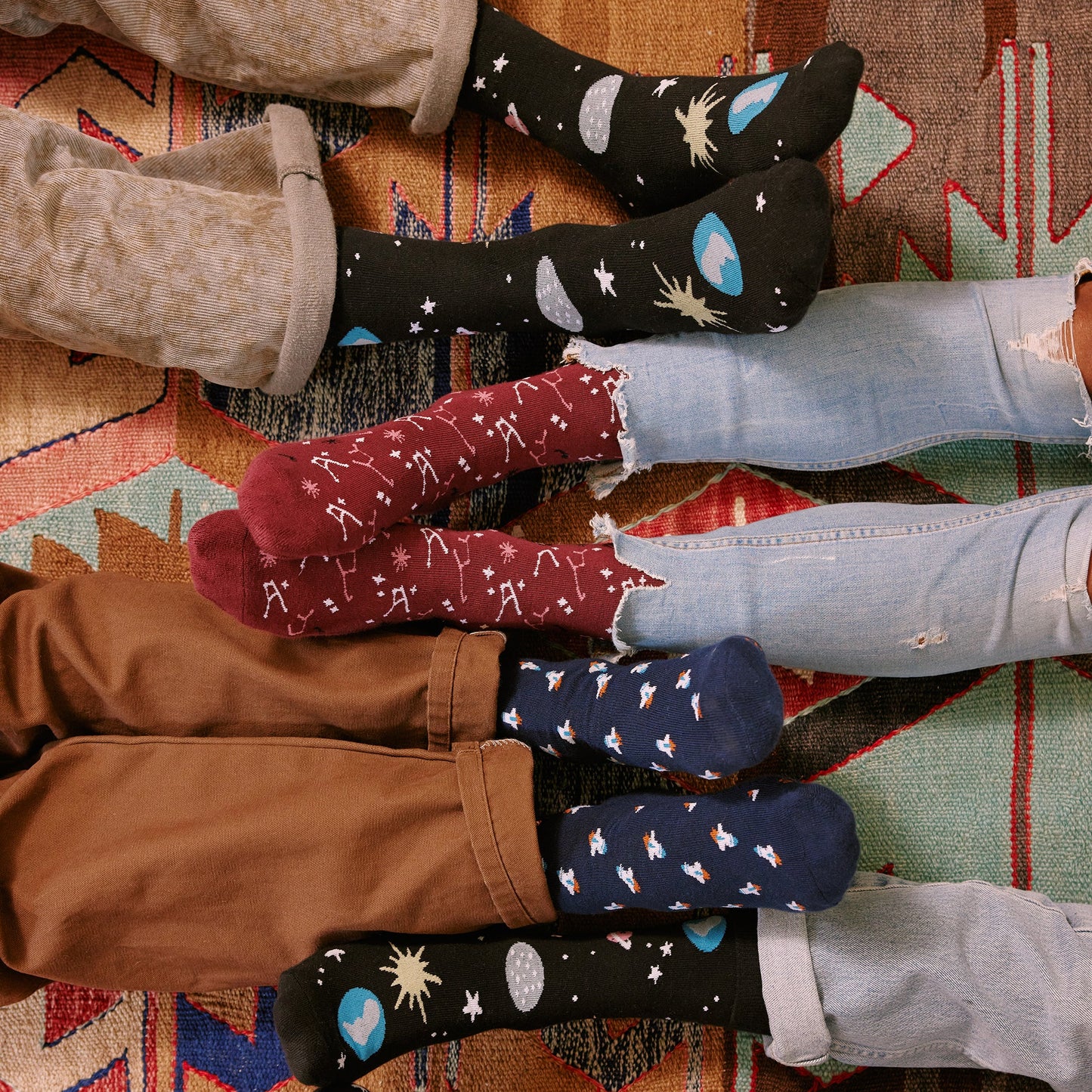 Adult Socks that Support Space Exploration