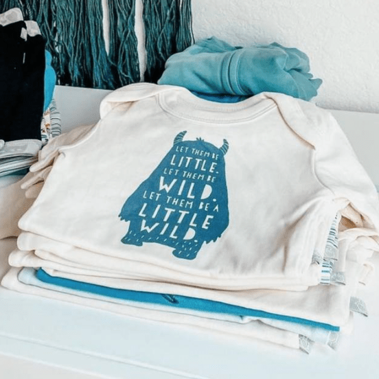 Organic Baby Graphic Bodysuit - Wild Child