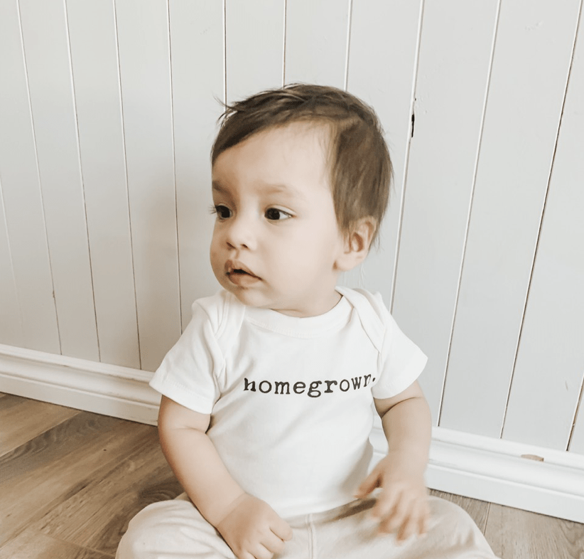 Organic Baby Graphic Bodysuit - Homegrown