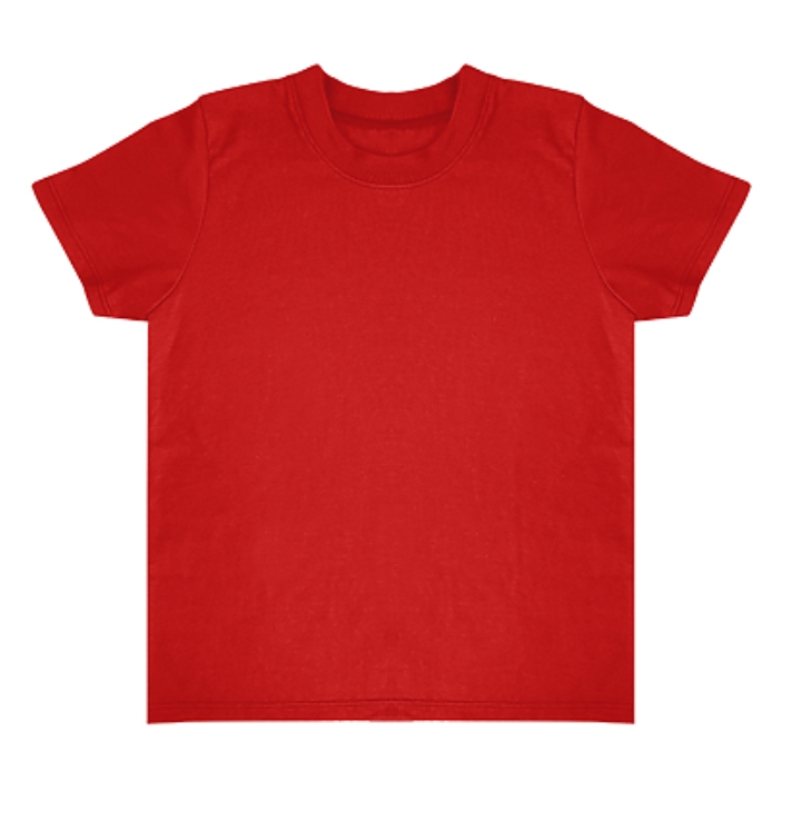 Organic Infant Tee - Cherry Red