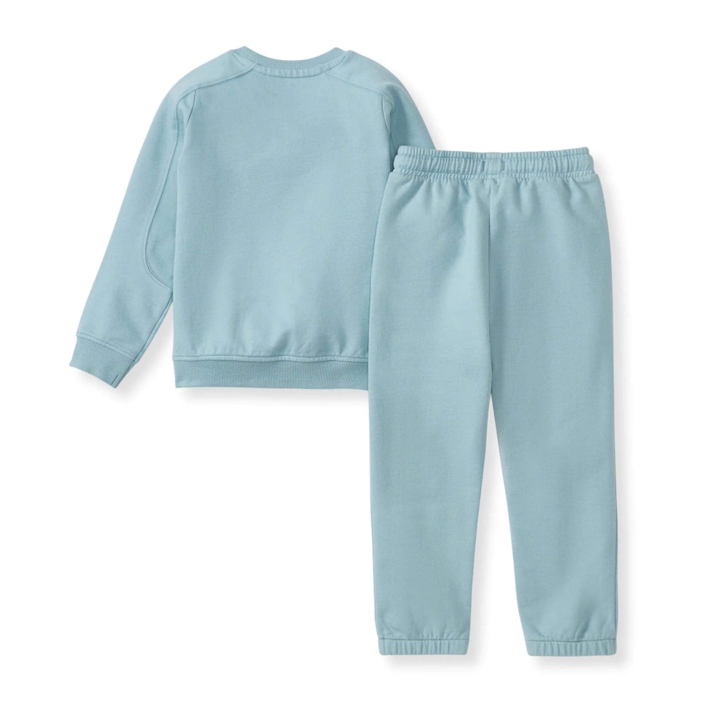 Seamed Toddler Sweatshirt Set - Mountain Blue
