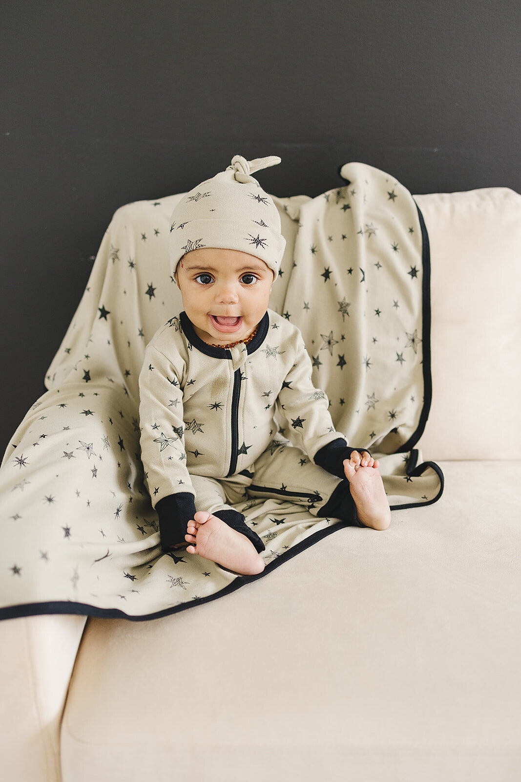 Organic Baby Romper - Cosmic Star