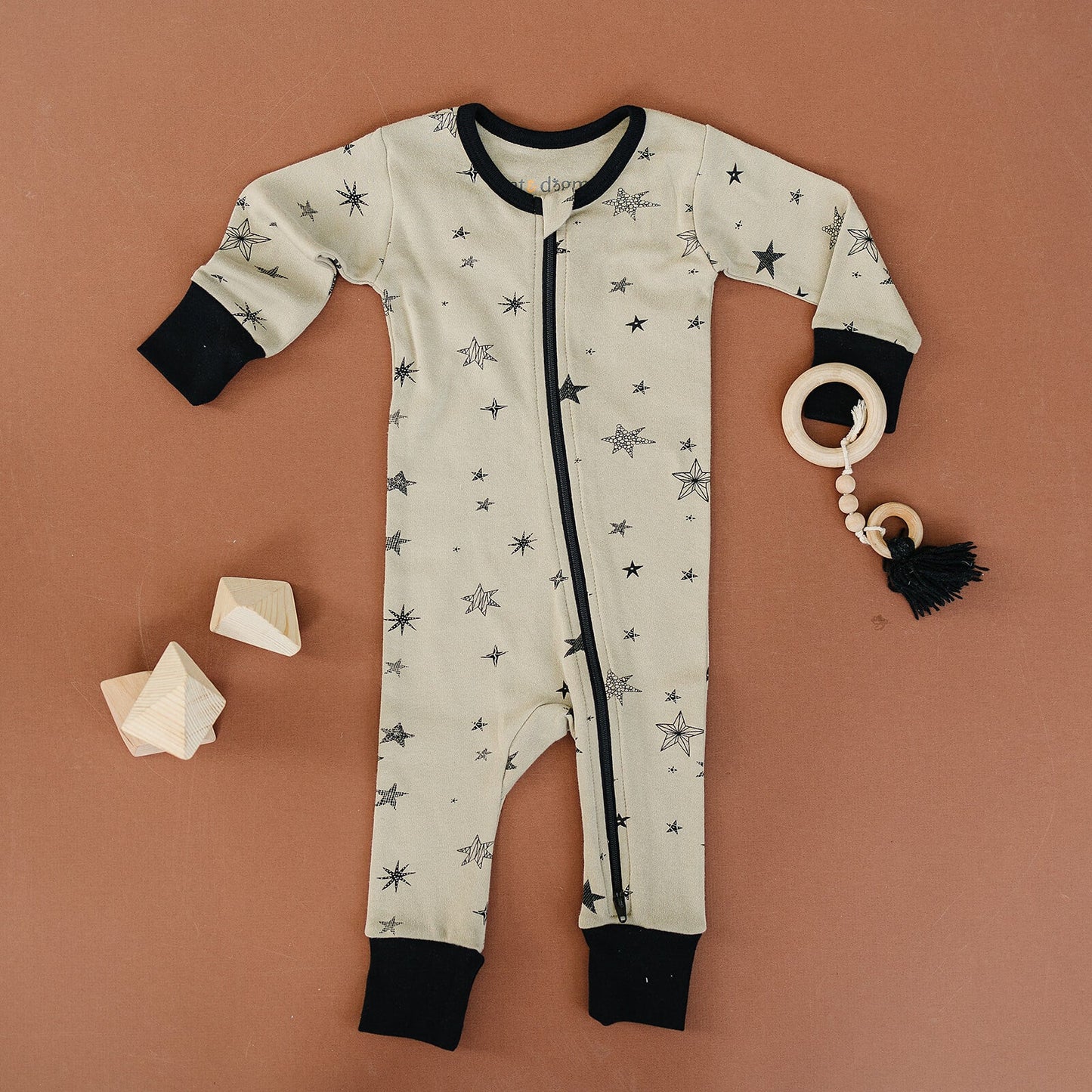 Organic Baby Romper - Cosmic Star