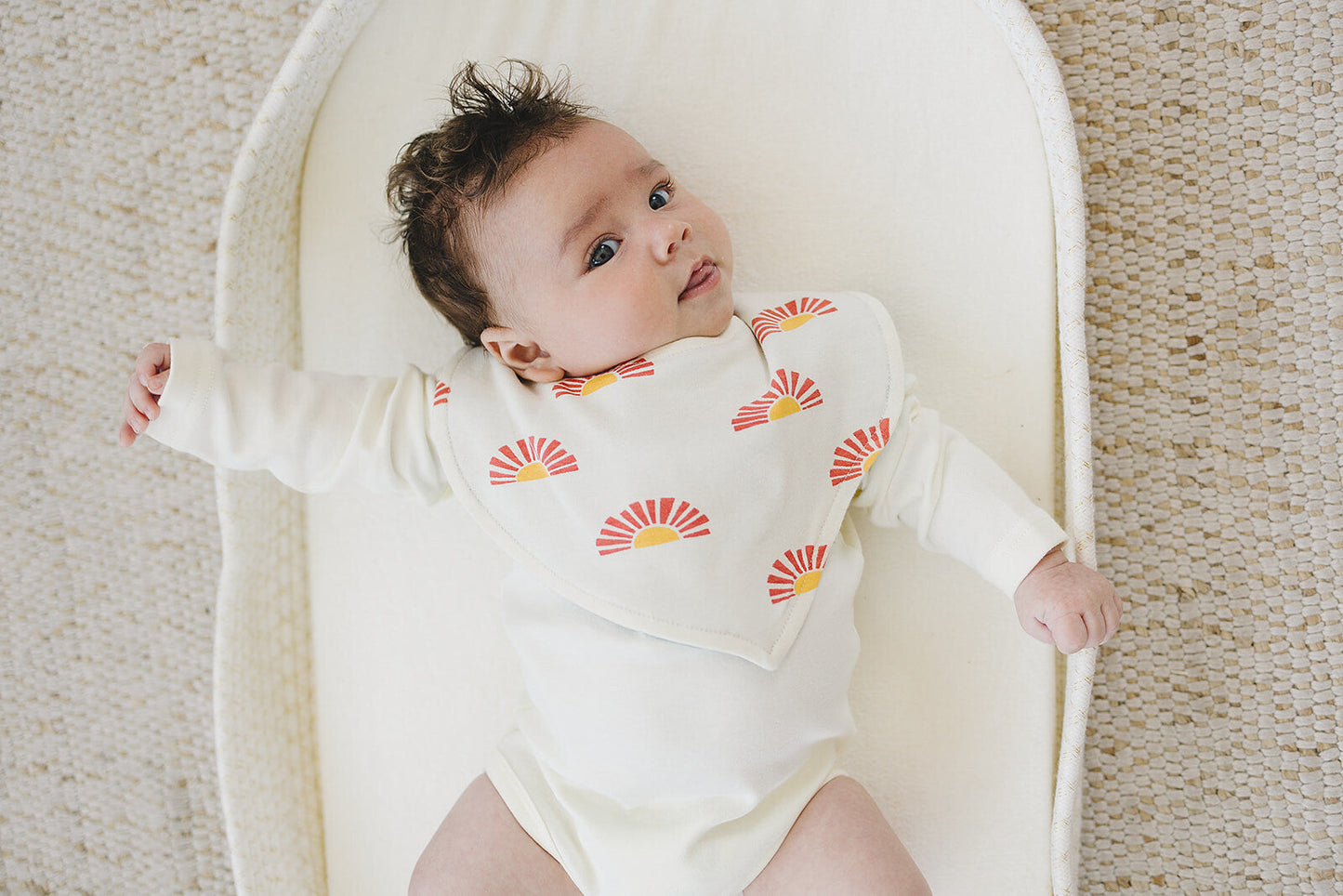 Organic Baby Bib - Sunrise