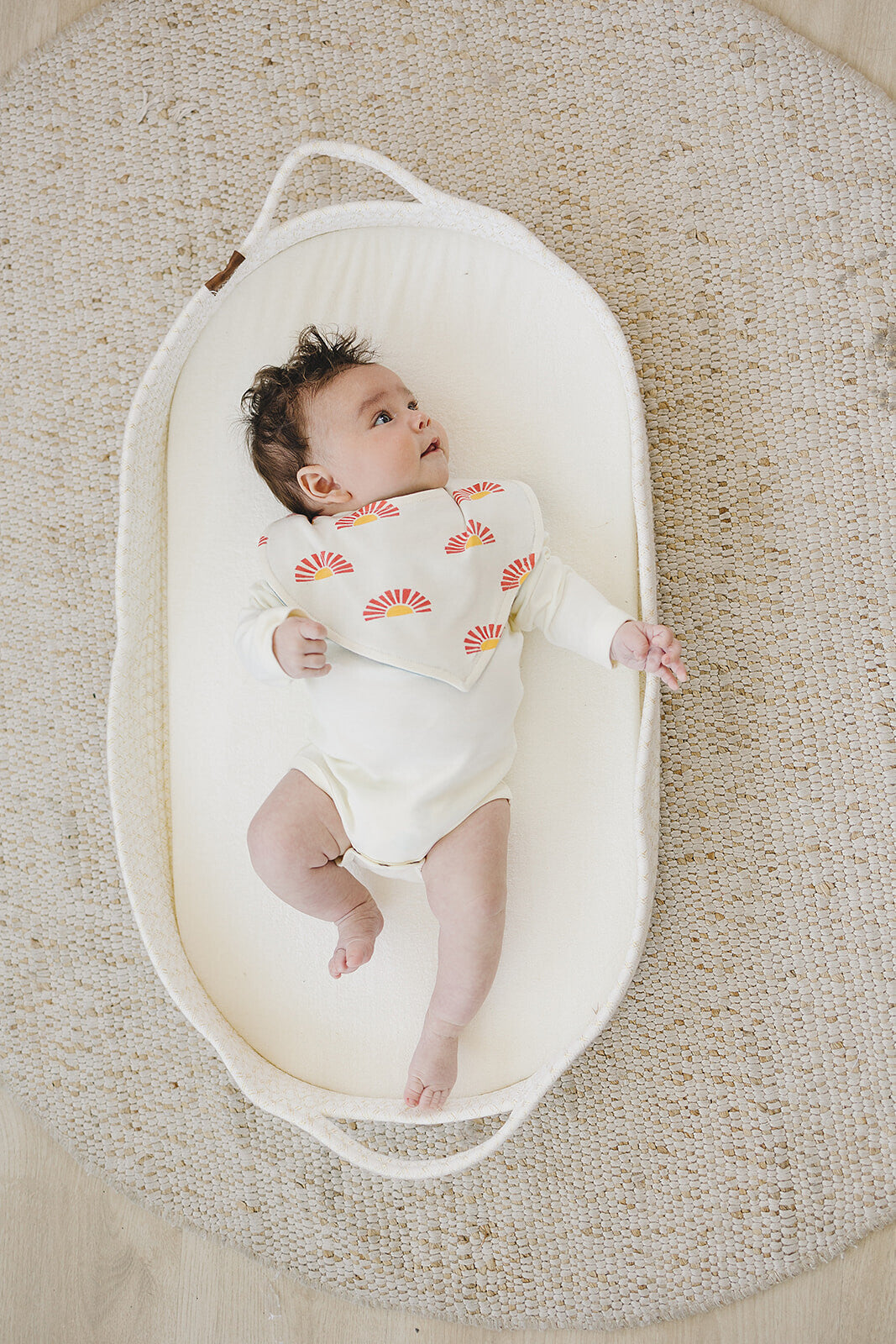 Organic Baby Bib - Sunrise