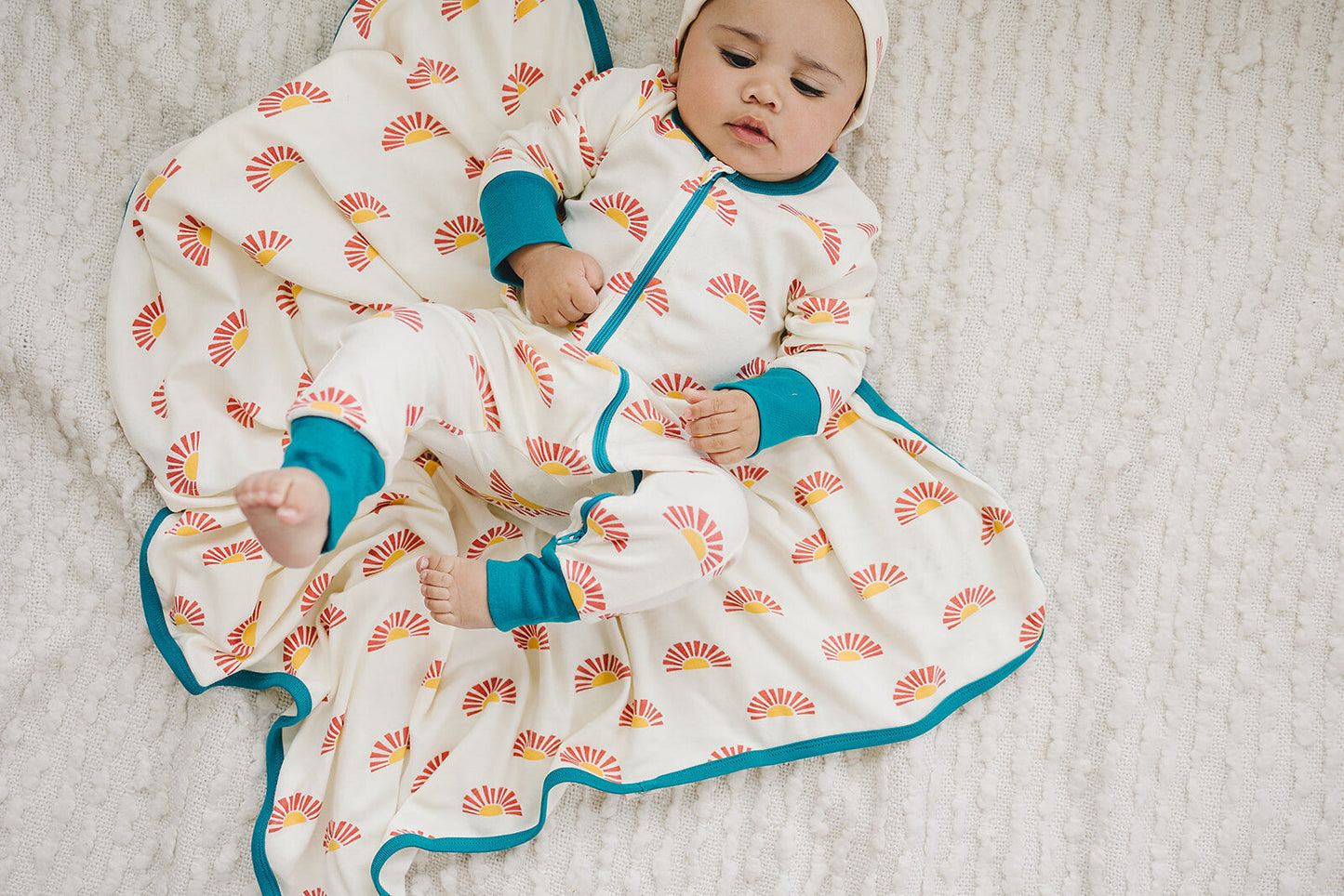 Organic Baby Romper - Sunrise