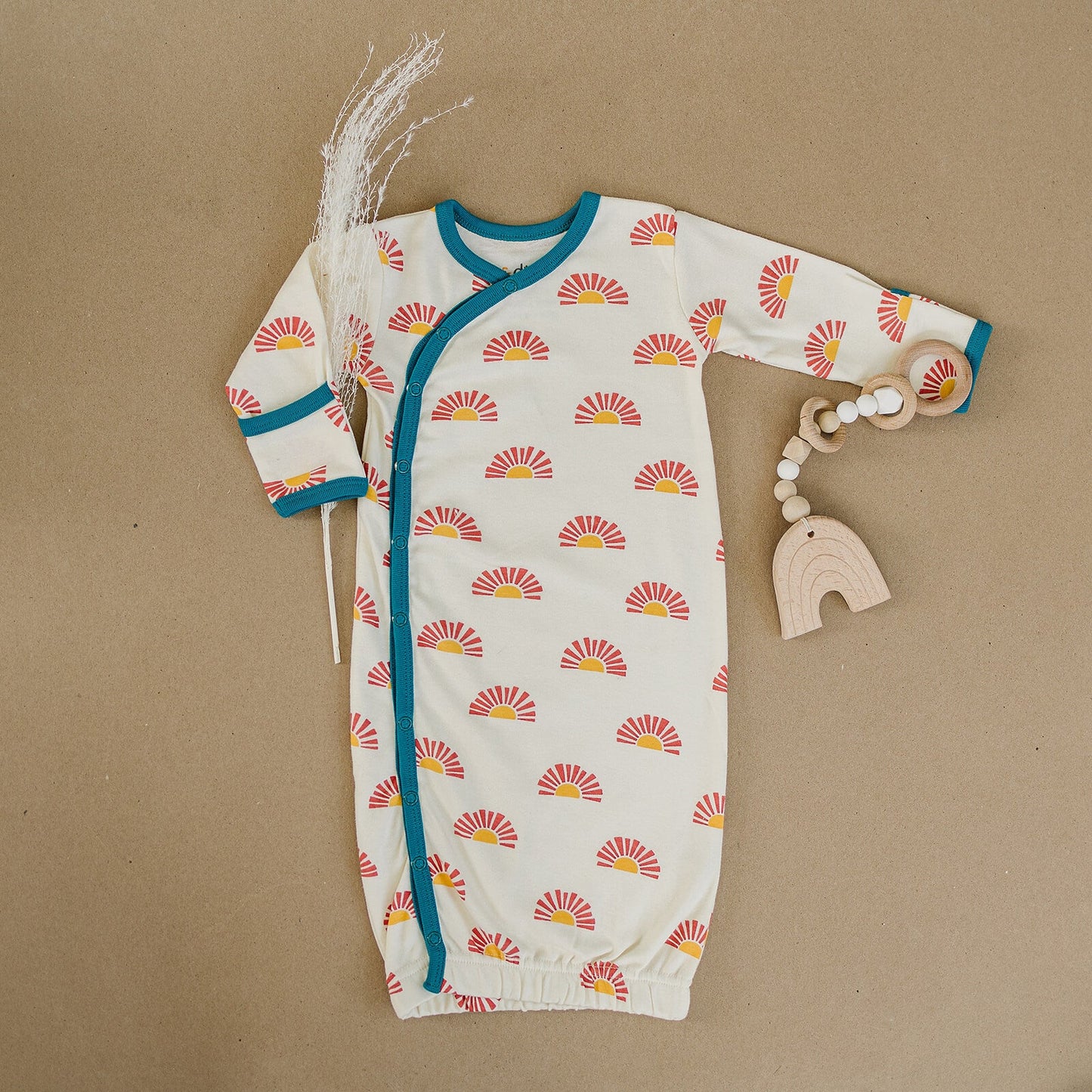 GOTS Certified Organic Cotton Gown - Sunrise