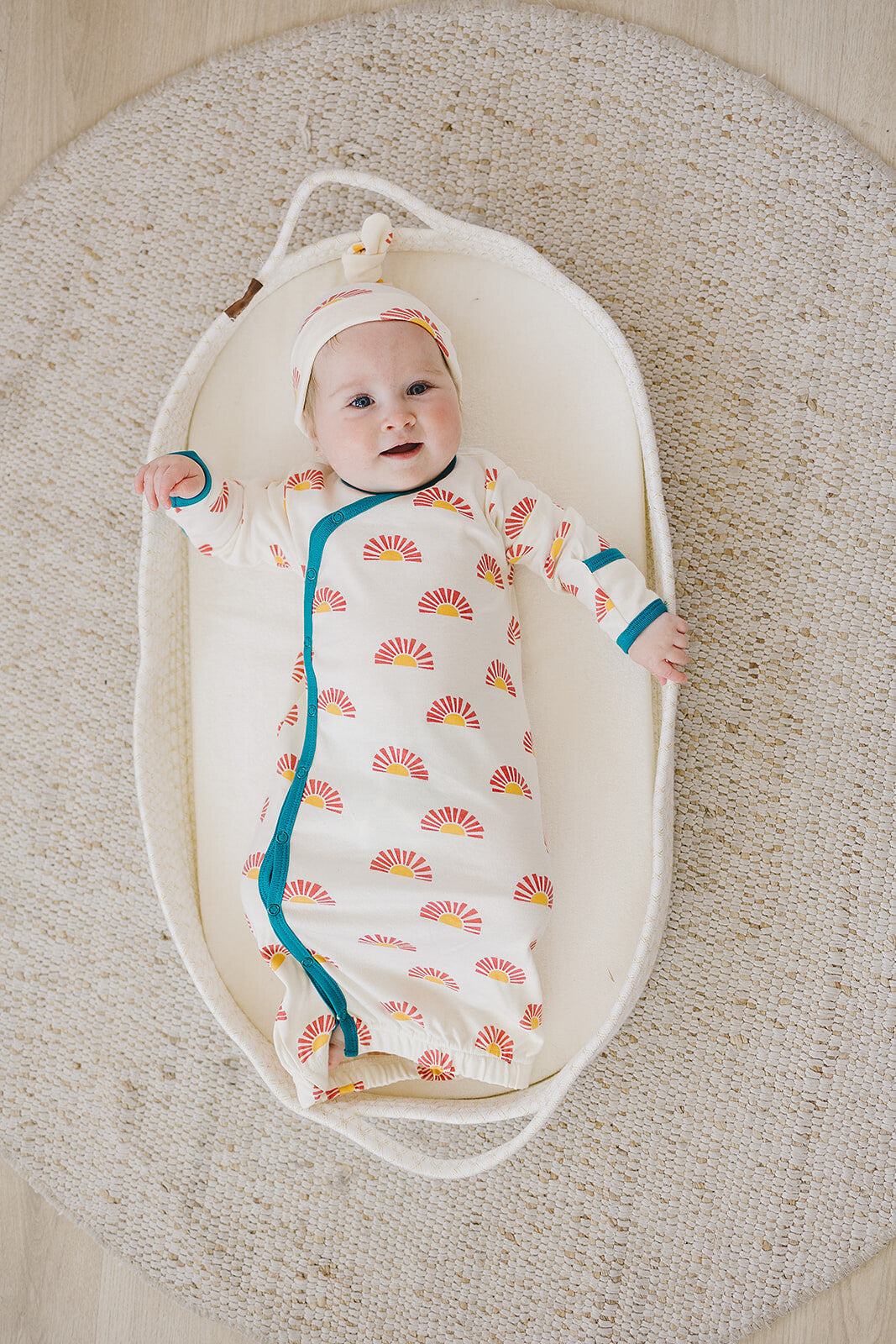 GOTS Certified Organic Cotton Gown - Sunrise