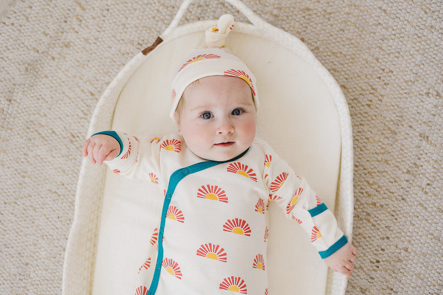 GOTS Certified Organic Cotton Gown - Sunrise