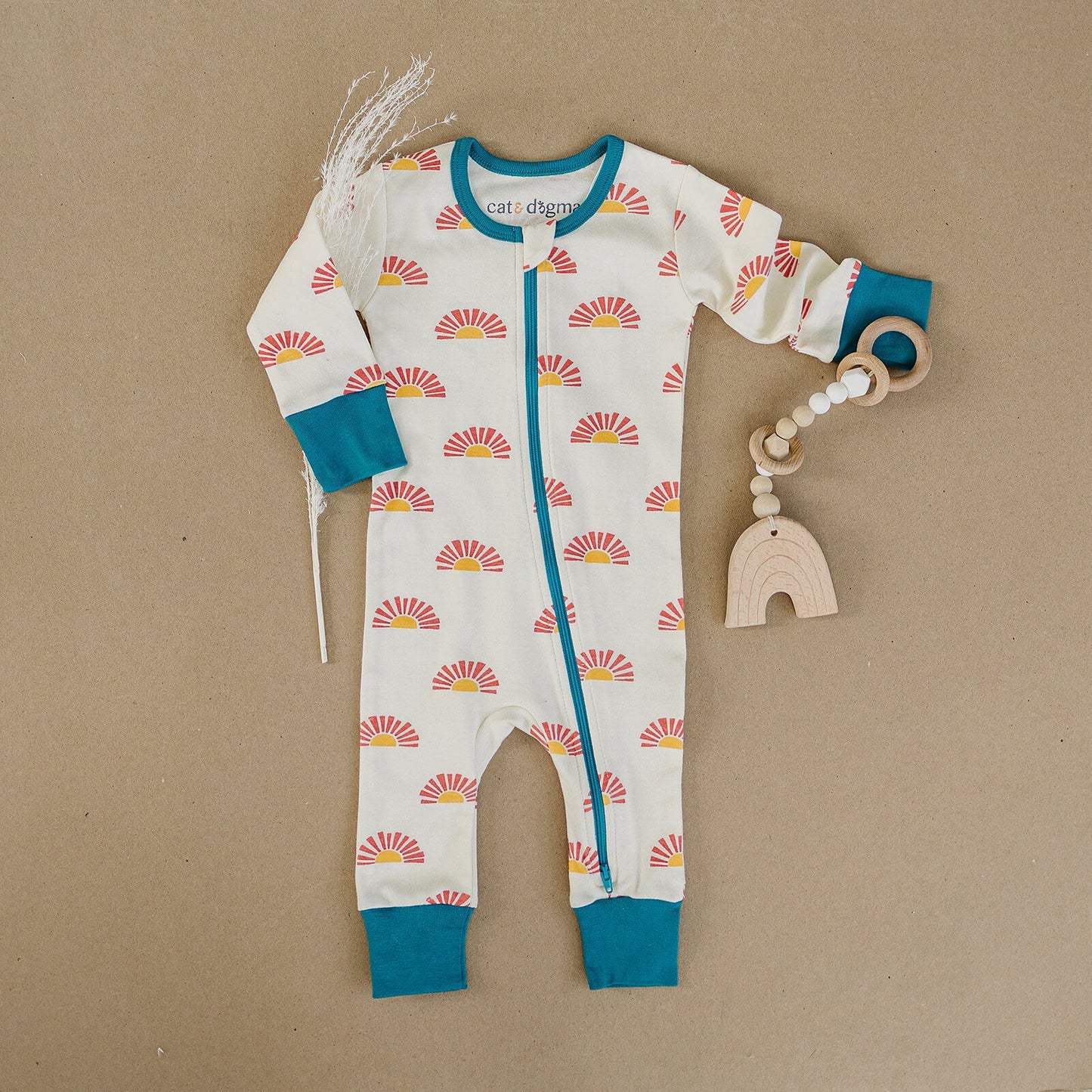 Organic Baby Romper - Sunrise