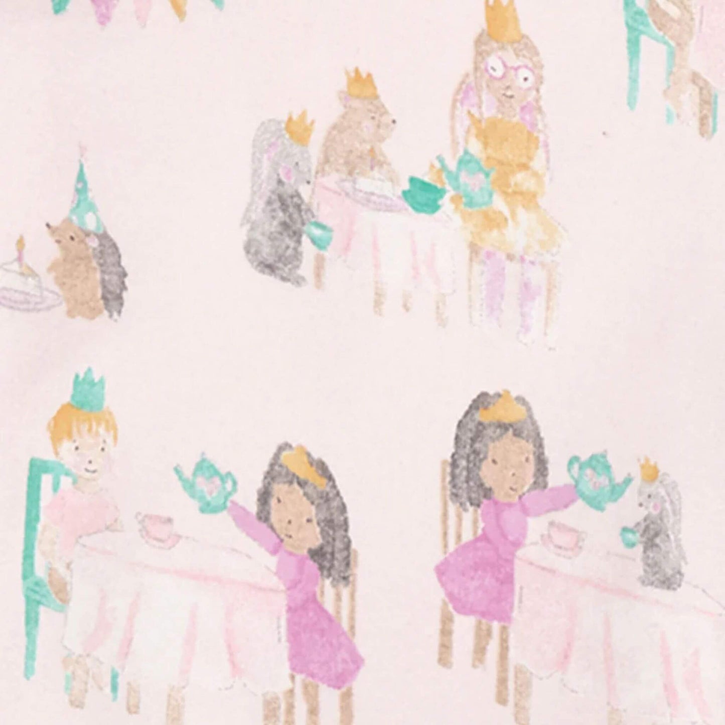 Tea Time Organic Cotton Toddler & Kid PJ Set