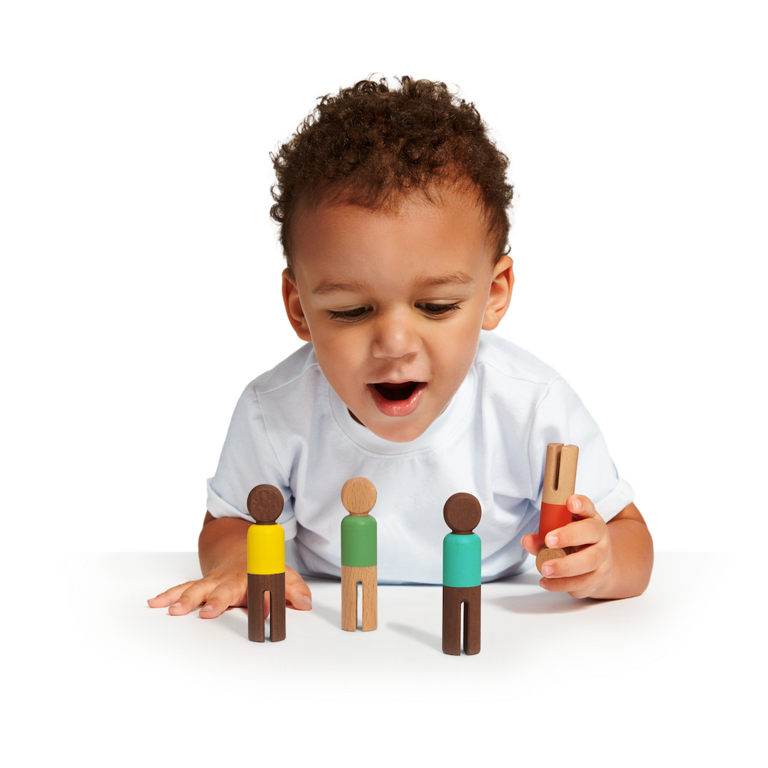 The Block Set - 70-Piece Building Activities for Toddlers & Kids