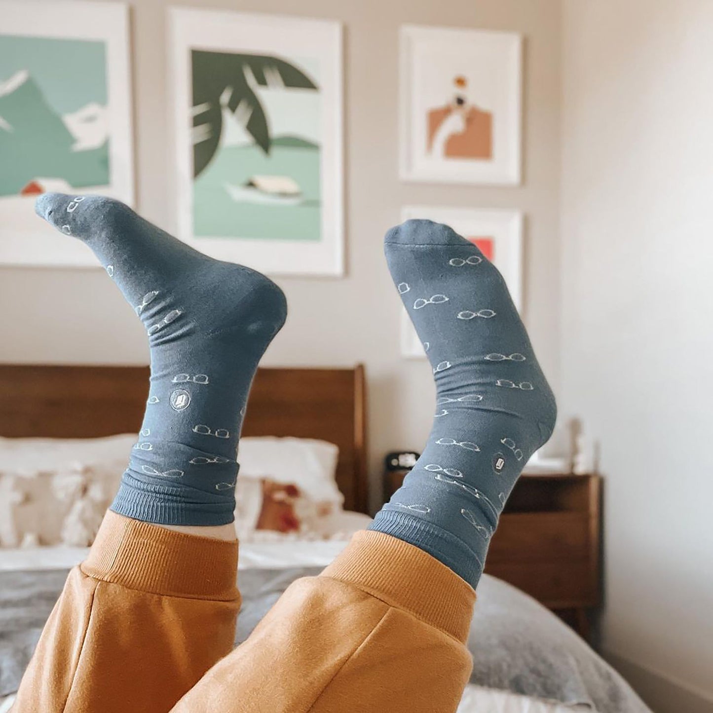 Adult Socks that Give Books