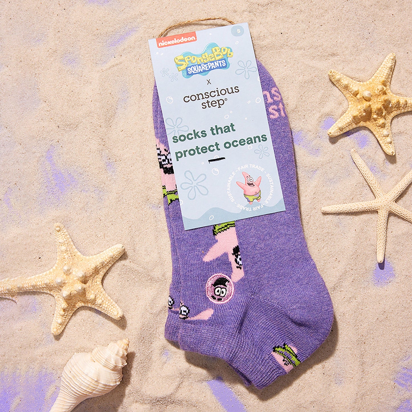 Adult Patrick Socks that Protect Oceans