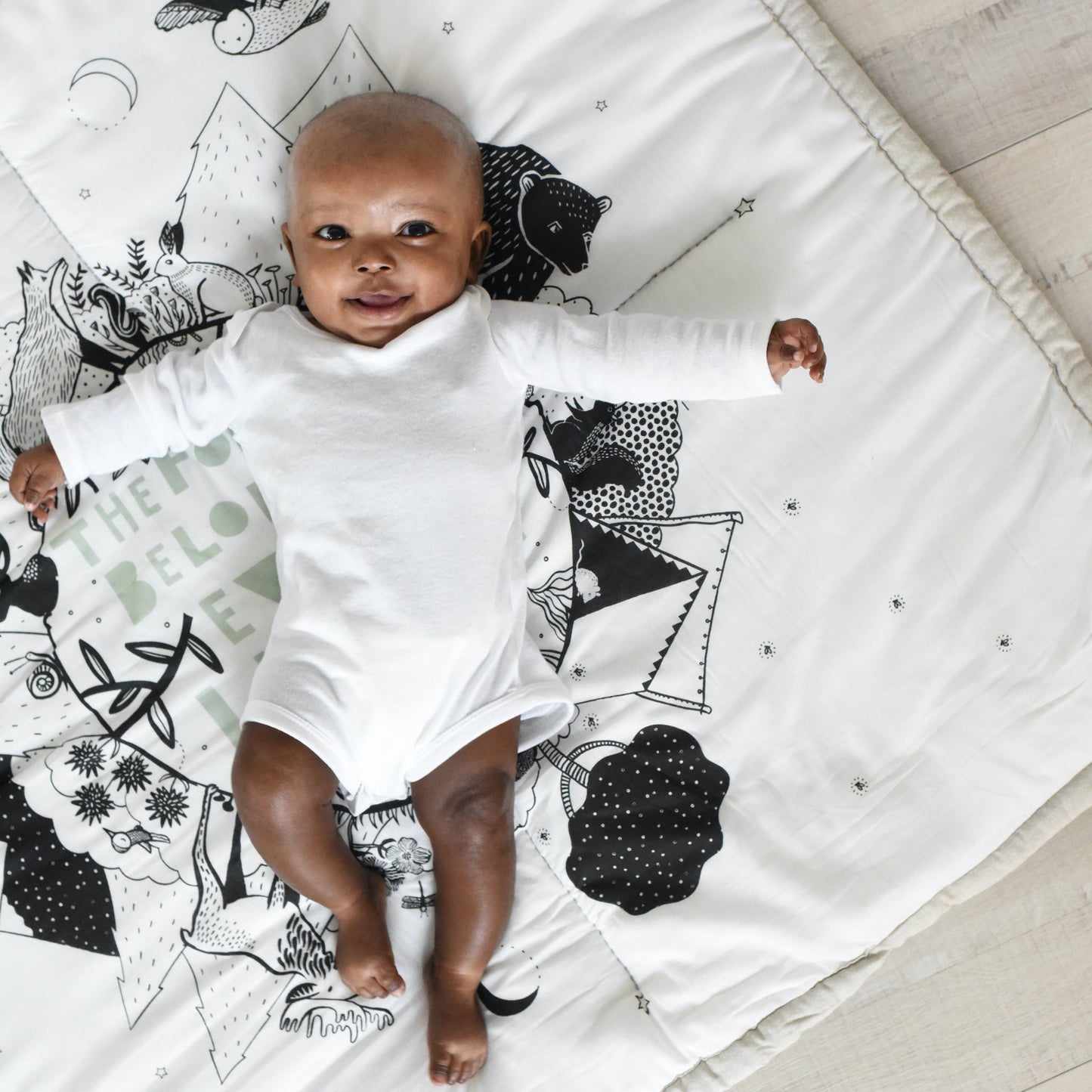 Organic Baby Large Reversible Forest Playmat