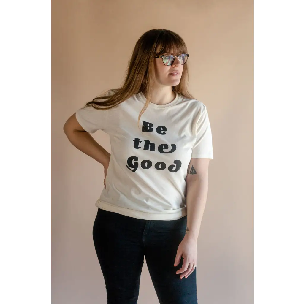 Organic Adult's Unisex Crew Neck T-shirt - Be the Good