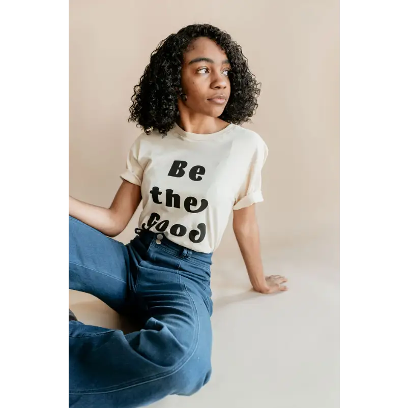 Organic Adult's Unisex Crew Neck T-shirt - Be the Good