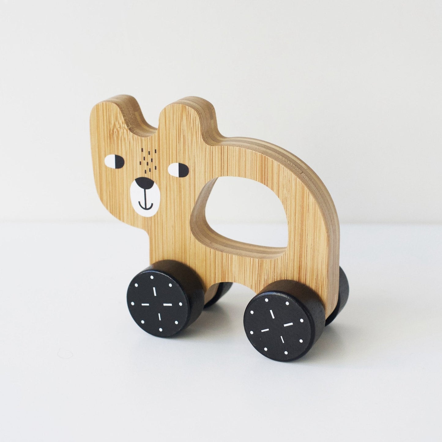 Wood Bear Push Toy
