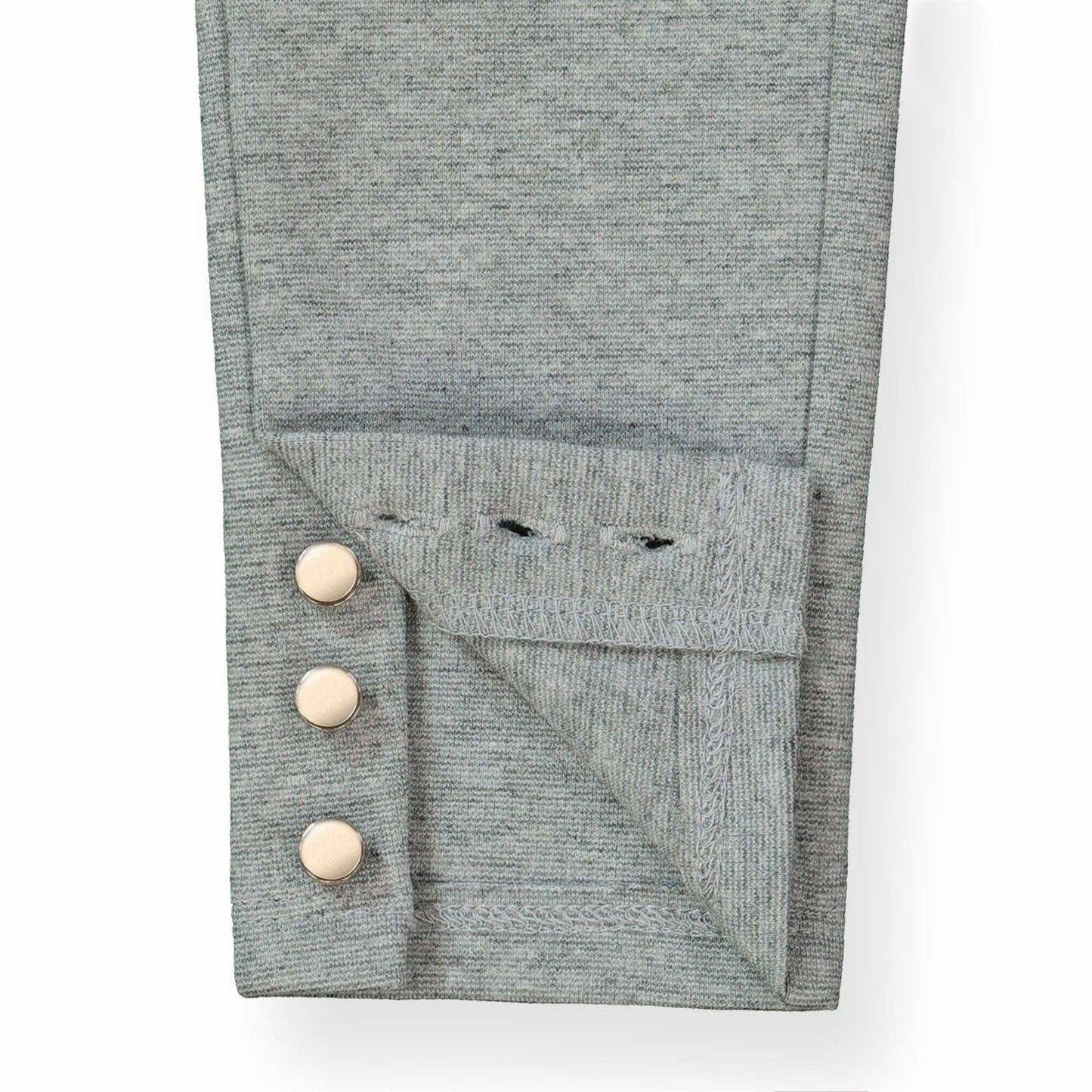 Girls Button Cuff Ponte Pant