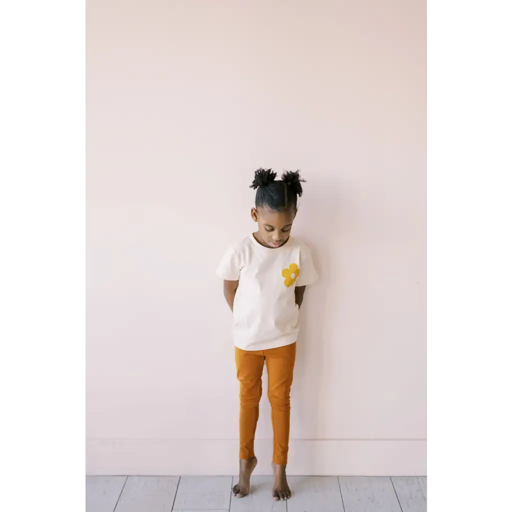 Organic Toddler & Kids Leggings - Cathay Spice