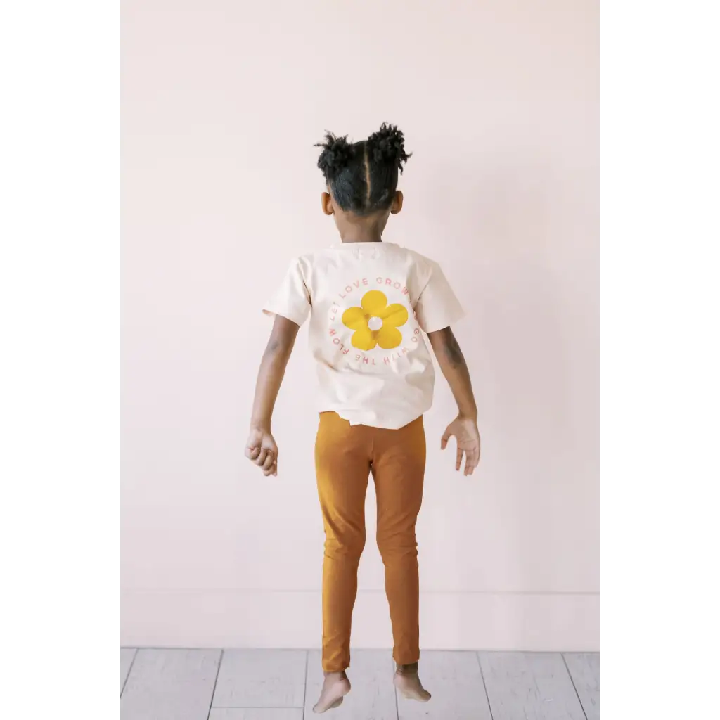 Organic Toddler & Kids Leggings - Cathay Spice