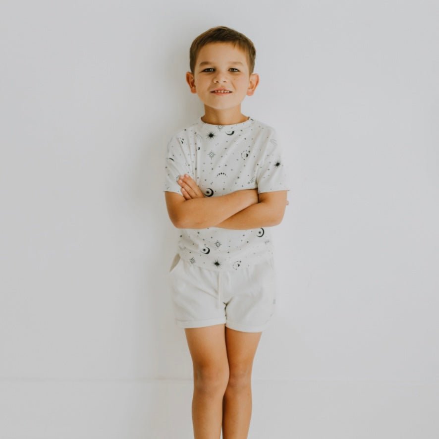 Organic Boxy Toddler Tee - Celestial