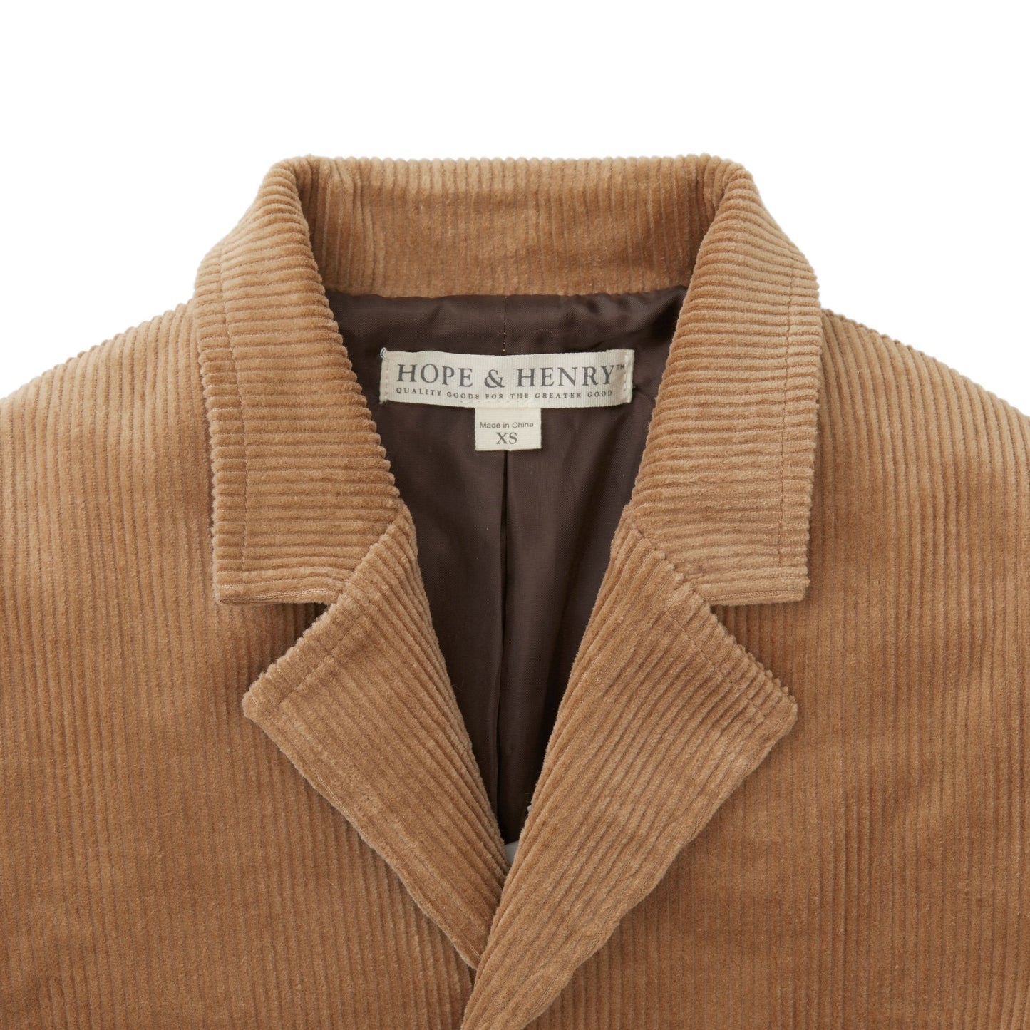 Corduroy Toddler & Kid Boy Blazer with Elbow Patches - Brown